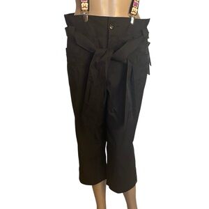 Daisy Fuentes Weekend Getaway Capri Pants Slacks Wide Leg Size 12 (runs big) NWT